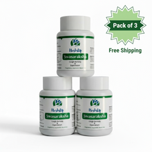 Load image into Gallery viewer, HerbsUp Swasaraksha helps in all kinds of cough - Dry Cough, Productive Cough and helps in expectoration of phlegm. It helps in respiratory wellness, thinning bronchial secretions and improving sluggish lungs.