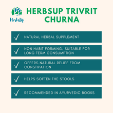 Load image into Gallery viewer, Trivrit churna is the best laxative for non habitual constipation
