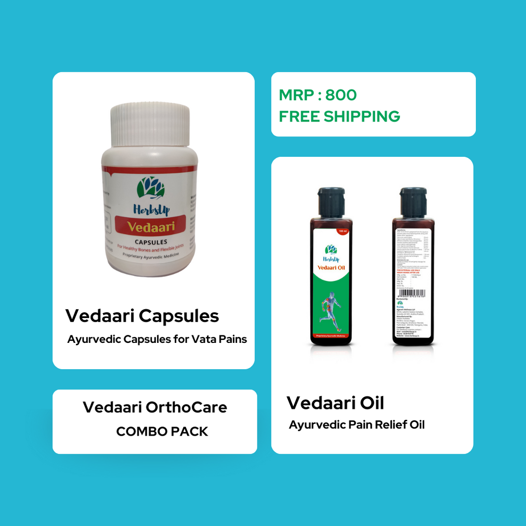 HerbsUp Vedaari Oil & Capsules Combo Pack