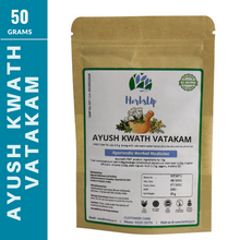 Load image into Gallery viewer, HerbsUp Ayush Kwath (50 Grams)- Herbal Tea
